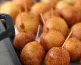 お豆腐ドーナツ生地★ミニアメリカンドッグ作り方14写真