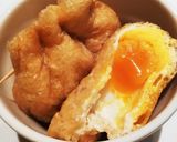 黄金比☆じゅわっとたまご巾着煮！作り方6写真