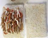玉子焼き用フライパンで！ライスサンド作り方5写真