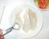 魚・たらのムニエル♪簡単サルサソース作り方2写真