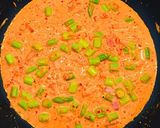 アスパラとパプリカクリームのパスタ作り方5写真