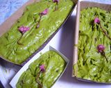 春のお抹茶小豆のパウンドケーキ作り方5写真