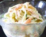 ズッキーニとカニカマの胡麻マヨサラダ作り方24写真