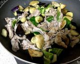 ナスと豚バラの生姜焼き作り方3写真