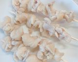 カリカリ鶏皮串焼きの塩ポン酢作り方4写真