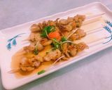 カリカリ鶏皮串焼きの塩ポン酢作り方6写真