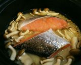 鮭しめじご飯作り方3写真