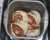 ✿ＨＢでチョコレートマーブルパン✿作り方7写真