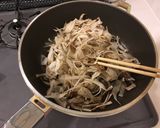 ピーラーごぼうとひき肉のきんぴら作り方3写真