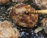 子ども喜ぶ♡ホットプレートでハンバーグ♪作り方5写真