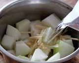 冬瓜あさりスープ、低カロリースープ！作り方3写真