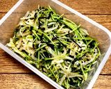 豆苗とモヤシの塩昆布ナムル作り方3写真
