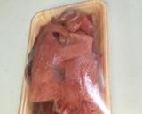 マグロのあらの粒マスタード炒め作り方1写真