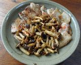 豚ばら肉のシメジソース添え作り方4写真