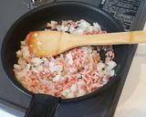 合玉(合挽肉と玉ねぎ)オムレツ作り方1写真