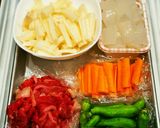 牛肉とレンコンの甘辛ゆず胡椒炒め作り方1写真