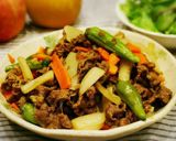 牛肉とレンコンの甘辛ゆず胡椒炒め作り方7写真