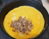 合玉(合挽肉と玉ねぎ)オムレツ作り方4写真