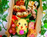 ポケモン『ピカチュウ♪』弁当♡キャラ弁作り方7写真