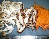 さつまいもときのこの炊き込みご飯作り方4写真