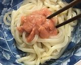 冷凍うどんで簡単☆釜あげ風たらこうどん作り方5写真