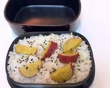 さつま芋ご飯 秋弁当 常備菜簡単 詰め方作り方1写真