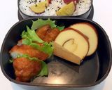 さつま芋ご飯 秋弁当 常備菜簡単 詰め方作り方3写真