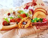 さつま芋ご飯 秋弁当 常備菜簡単 詰め方作り方7写真