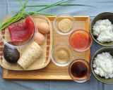 長芋とアボカド&マグロのサラダ丼作り方1写真