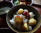 炊飯器 de 芋栗ご飯☆作り方10写真