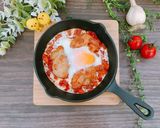 ニトスキで簡単朝食！唐揚げトマト煮込み作り方5写真