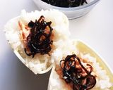 ハマるおにぎりの具♡鮭マヨこんぶ作り方1写真