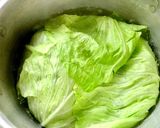 めんつゆde鶏挽肉の和風ロールキャベツ作り方1写真
