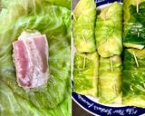 めんつゆde鶏挽肉の和風ロールキャベツ作り方3写真
