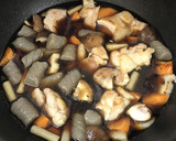 筑前煮（すき焼きどんぶりのたれ）作り方4写真
