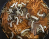簡単！人参と生姜の炊き込みご飯作り方1写真