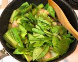 えびと青梗菜の中華風ピーナッツ炒め作り方5写真