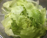 ちょいと一品★レタスのごま油白だし炒め作り方1写真