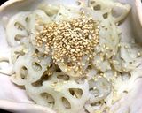 白だしでレンコンの白きんぴら作り方4写真