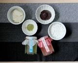 白玉あんだんご　-梅・桜風味-作り方1写真