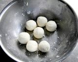 白玉あんだんご　-梅・桜風味-作り方3写真