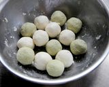 白玉あんだんご　-梅・桜風味-作り方5写真