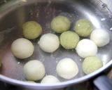 白玉あんだんご　-梅・桜風味-作り方6写真