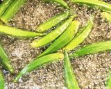 計量スプーンなし♪オクラの胡麻和え作り方1写真