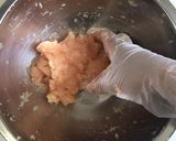 とり胸肉トントン★蓮根つくね作り方3写真