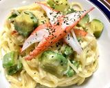 まろやか★アボカドとカニのクリームパスタ作り方8写真