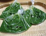 ＨＢで。よもぎとライ麦のベーグルぱん♪作り方10写真