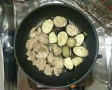鶏肉と茄子の塩酒蒸しёёё作り方3写真