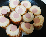 簡単☆ちくわの魚肉ソーセージチーズ焼き作り方3写真
