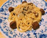 ミートボールのヘルシークリームパスタ作り方4写真